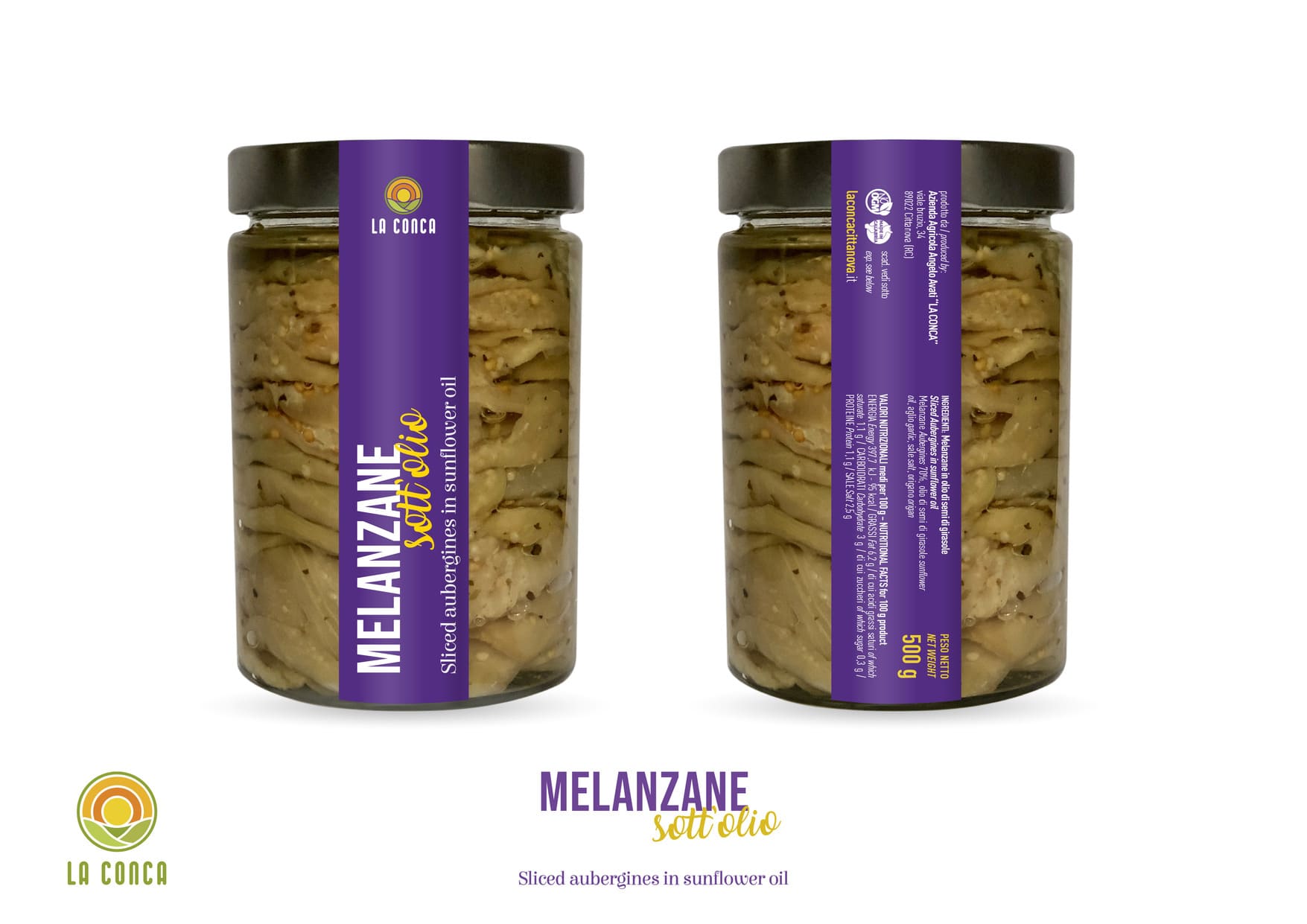 Melanzane a fette sott’olio dolci